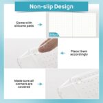 Vtopmart 44 PCS Clear Plastic Drawer Organizers Set, 4-Size Versatile Bathroom and Vanity Organizer Trays, Non-Slip Storage Containers for Makeup, Jewelries, Bedroom，Kitchen Utensils and Office - Image 7