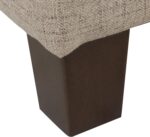 Homepop Home Decor | Tufted Ainsley Button Storage Ottoman Bench with Hinged Lid | Ottoman Bench with Storage for Living Room & Bedroom, Tan - Image 8