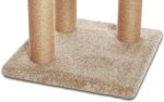 Amazon Basics Cat Tree - Indoor Cat & Kittens Multi-Level Climbing Activity Tower with Scratching Posts, Large (45.9"H) - Beige - Image 6