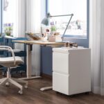 DEVAISE 2 Drawer Mobile File Cabinet with Lock, Commercial Vertical Filing Cabinet for Home Office, White - Image 3