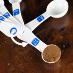 Chef Craft Select Plastic Measuring Spoon Set, 6 piece set, White and Blue - Image 4