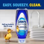 Dawn Platinum EZ-Squeeze Dish Soap, Dishwashing Liquid, Fresh Rain, 2x18oz Bundle - Image 6