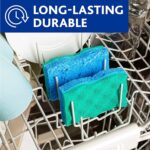 O-Cedar Scrunge Non-Scratch Scrub Sponge (Pack of 6) Multi-Use, All-Purpose, Odor-Resistant, Scrubbing Sponge Safely Cleans All Hard Surfaces in Kitchen and Bathroom - Image 6