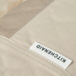 KitchenAid Beacon Two-Tone Non-Slip Mini Oven Mitt Set, Milkshake/Beige, 5.5"x8", 2 Piece - Image 8