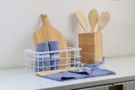 Lane Linen Kitchen Towel Set, 6 Pack 100% Cotton Hand Towels For Kitchen, Dish Towels For Drying Dishes, Lint Free, 14"x25", Good For Cleaning Windows, Ceramic Surface, Glass Stovetops - Blue Chambray - Image 5