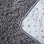 Area Rugs for Bedroom Living Room: 4x6 Grey Fuzzy Shag Shaggy Rug - Soft Plush Furry Bedside Dorm Throw Rug - Indoor Floor Carpet for Kids Girls Boys Home,Dark Gray - Image 4