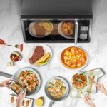 Countertop Microwave Ovens 0.7 Cu. Ft. 700 Watts Microwave Oven With LED Lighting,Turntable and Child Lock,Compact Microwave Perfect for Apartments and Dorms,Easy Clean Interior, Black - Image 7