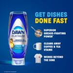 Dawn Platinum EZ-Squeeze Dish Soap, Dishwashing Liquid, Fresh Rain, 2x18oz Bundle - Image 3