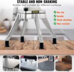 VEVOR Commercial Vegetable Chopper w/ 4 Replacement Blades, Stainless Steel French Fry Cutter Potato Dicer & Fruit Slicer for Restaurants & Home Kitchen - Image 6