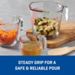 Anchor Hocking Glass Measuring Cups, 4 Piece Set (5 Ounce, 1 Cup, 2 Cup, 4 Cup liquid measuring cups) - Image 6