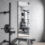 Delma Glass Full Length Wall Mirror Tiles, 14'' x 12'' 4PCS, Frameless Body Tiles for Bedroom, Mounted Home Gym, Door - Image 9