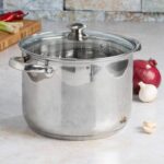 Ecolution Stainless Steel Stock Pot, Encapsulated Induction Ready Cooking Pot with Glass Lid, Oven Safe, Dishwasher Safe Soup Pot, 8-Quart - Image 9