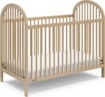 Graco Olivia Convertible Crib (Driftwood) – GREENGUARD Gold Certified, 100% Solid Wood, Fits Standard Crib Mattress, Converts to Toddler Bed and Daybed, 4 Adjustable Mattress Heights - Image 2