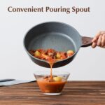 SENSARTE Nonstick Skillet, Deep Frying Pan 10/11/12-inch, Saute Pan with Lid, Stay-cool Handle, Healthy Stone Cookware Cooking Pan, Induction Compatible (10-Inch/3.5QT) - Image 7