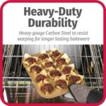 GoodCook BestBake Nonstick Textured Carbon Steel Muffin Pan, 12cp, Bronze - Image 5