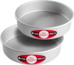 Fat Daddio's Anodized Aluminum Round Cake Pans, 2 Piece Set, 8 x 2 Inch - Image 2