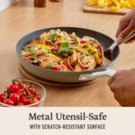 Calphalon® Ceramic Nonstick 8" and 10" Frying Pan Set, Silver Ash - Image 5