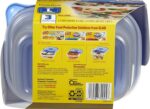 Glad Food Storage Containers, Deep Dish, 64 Ounce, 3 Count - Image 4