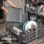 KitchenAid 9x13in Nonstick Aluminized Steel Baking Sheet, Contour Silver - Image 8