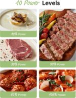 COMFEE CMO-C20M1WB Countertop Microwave Oven, 0.7 cu.ft Small Microwave with 11 power levels,Turntable Reset Function, Speedy Cooking, Weight/Time Defrost, Memory function, Children Lock, 700W - Image 6