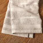 KitchenAid Albany Kitchen Towel 4-Pack Set, Milkshake Tan/White, 16"x26" - Image 5