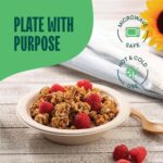 Paper Bowls, 100% Compostable Disposable Soup Bowl [125-Pack] 12 oz. Heavy Duty, Eco-Friendly, Biodegradable Bagasse Hot Food Plates and Bowls - Natural Brown (BPI Certified) (PFAS-Free) - Image 4