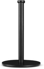 Paper Towel Holder, Black Kitchen Towels Holder, Countertop Paper Towel Holders for Kitchen Roll Holder, Steady Paper Holder Countertop with Solid Weighted Base - Image 2