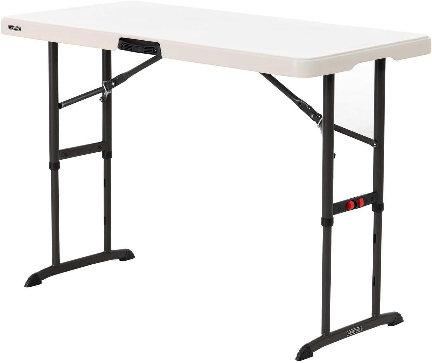 51khpfEfVUL._AC_SL1500_.jpg LIFETIME 80387 4-Foot Commercial Adjustable Folding Table, Almond - Image 2