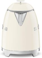 SMEG Mini 50's Retro Style 3 Cup Electric Kettle with Double Wall Anti Slip Base and Water Level Indicator (Cream) - Image 3