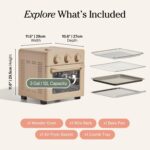 Our Place Wonder Oven | 6-in-1 Air Fryer & Toaster Oven with Steam Infusion | Compact, Countertop Friendly, Fast Preheat, Multifunctional | Air Fry, Toast, Roast, Bake, Reheat & Broil | Steam - Image 7