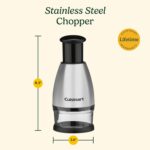 Cuisinart Chopper, Stainless Steel/Black, CTG-00-SCHP, 8.2" x 3.9" x 3.9" - Image 6
