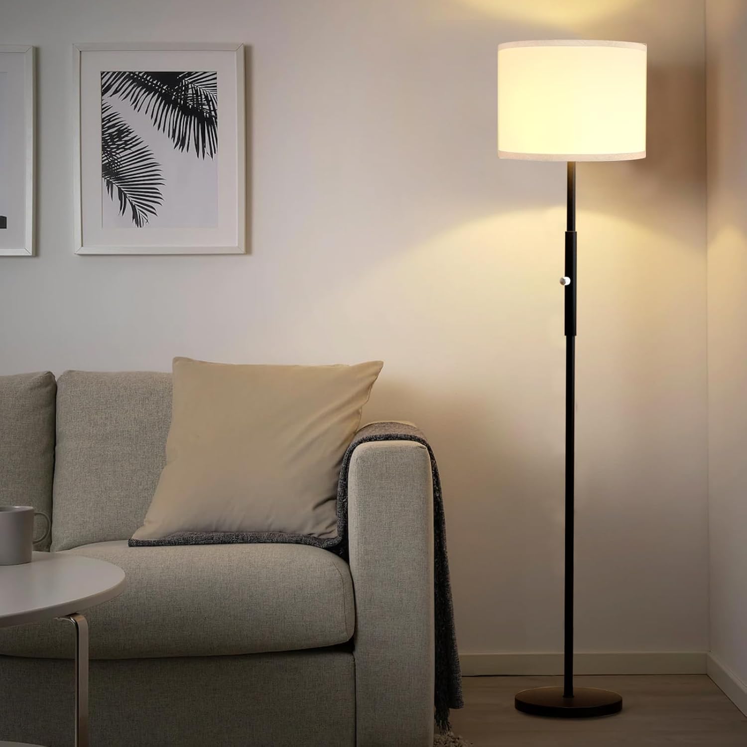 61GtfaUijEL._AC_SL1500_.jpg PARTPHONER Floor Lamp for Living Room Bedroom, 65’’ Modern Tall Lamp Simple Design Standing Lamps | 3 Color Temperature Rotary Switch Floor Lamp Suitable for Bedroom, Study Room, Office - Image 10