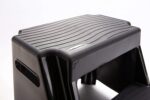 Rubbermaid 2-Step Molded Plastic Step Stool, Lightweight with Slip Resistant Treads and Non-Slip Feet, Black (Amazon Exclusive) - Image 5