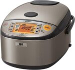 Zojirushi NP-HCC10XH Induction Heating System Rice Cooker and Warmer, 1 L, Stainless Dark Gray - Image 2