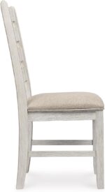 Signature Design by Ashley Skempton Modern Farmhouse Dining Room Chair, 2 Count, Whitewash - Image 6