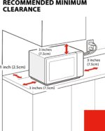 TOSHIBA ML-EM45P(BS) Countertop Microwave Oven with Smart Sensor and Position Memory Turntable, Function, 1.6 Cu.ft 13.6" Removable Black Stainless Steel, 1200W - Image 10