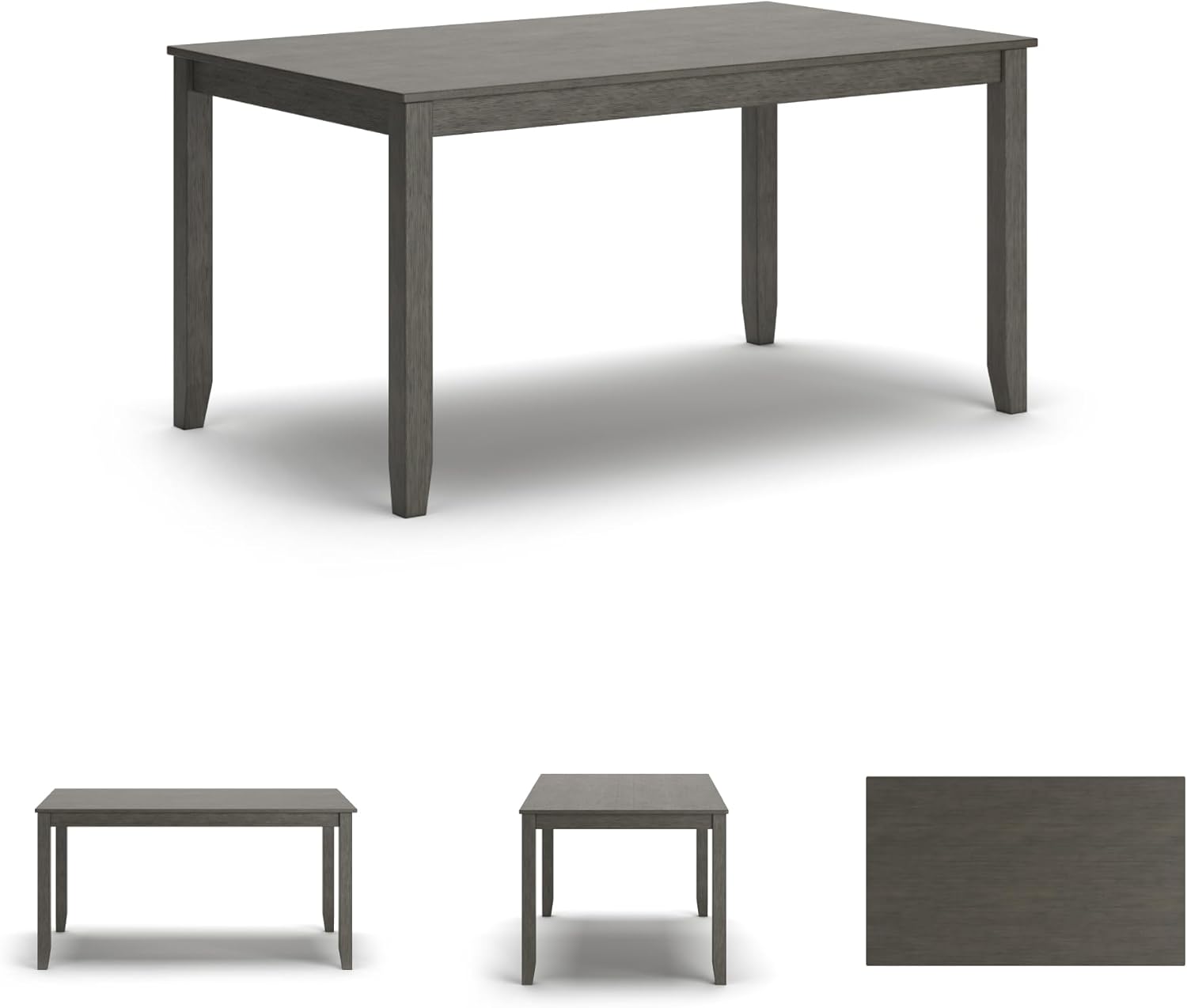 61gnLGiEa5L._AC_SL1500_.jpg Signature Design by Ashley Caitbrook Rustic 7 Piece Dining Set, Include Table and 6 Chairs, Gray - Image 8