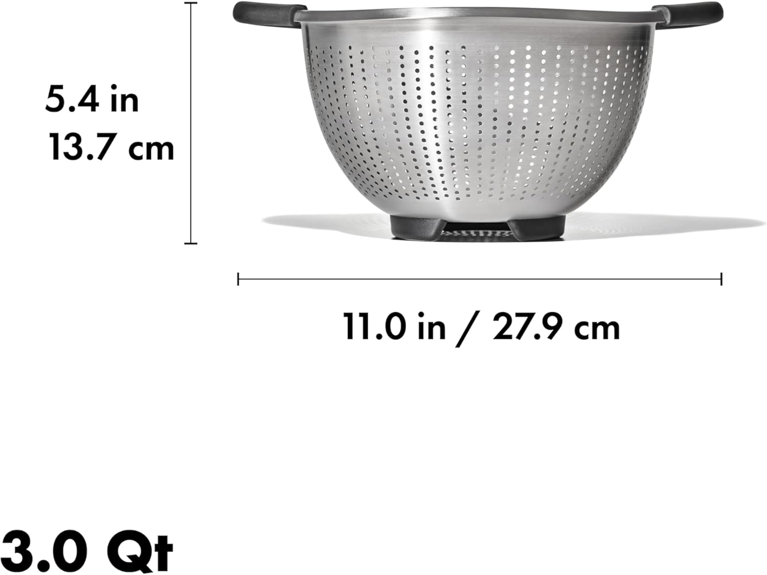 61maiBxLwmL._AC_SL1500_.jpg OXO Good Grips Stainless Steel 3 qt./ 2.8L Colander - Image 7
