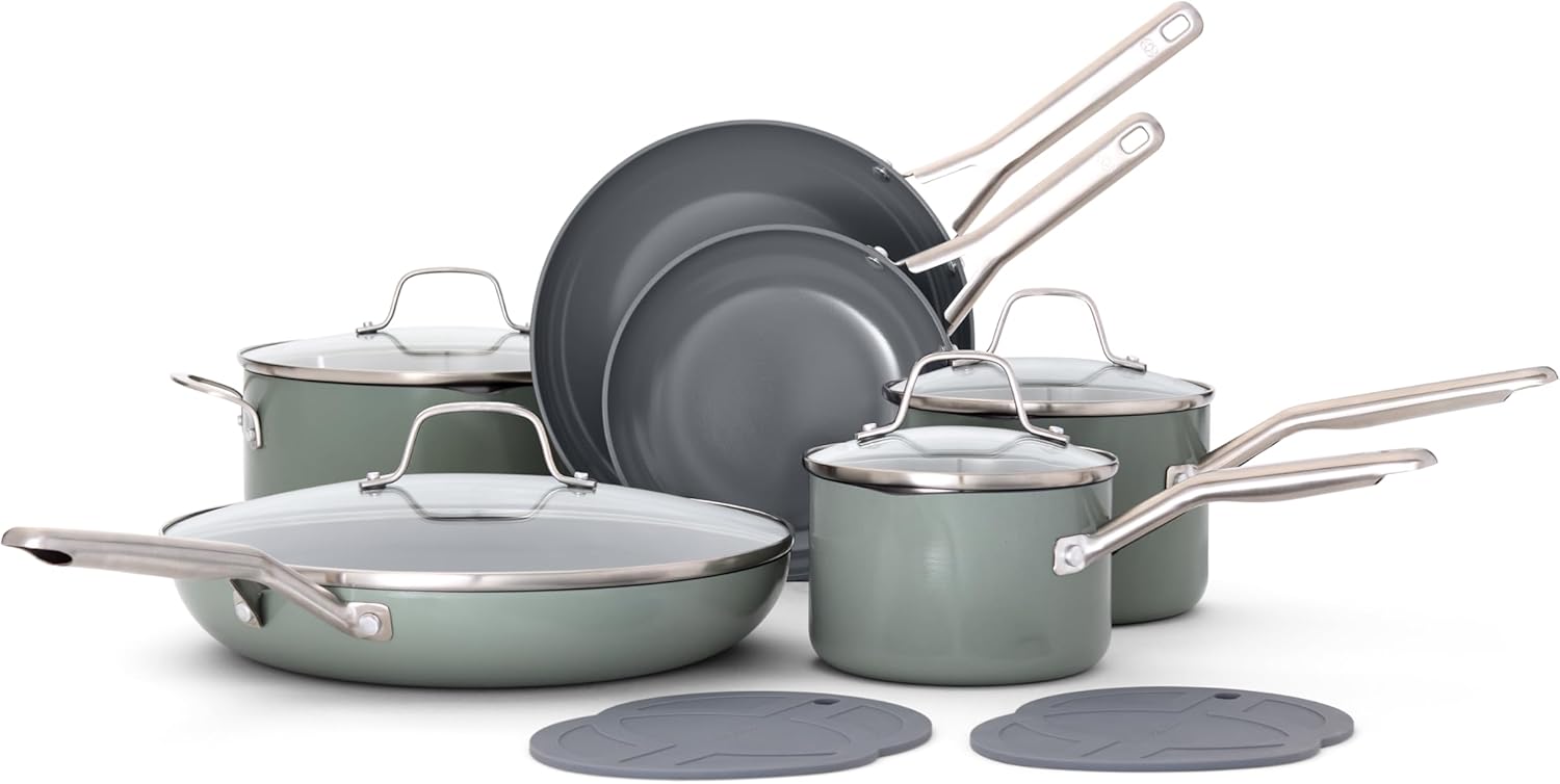 61nIgS-dfJL._AC_SL1500_.jpg Calphalon® Ceramic Nonstick 12-pc. Cookware Set - Image 2