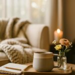 Ceramic Coffee Mugs Set of 4, 12 oz Stoneware Coffee Cups with Comfortable Handle for Latte, Tea, Cappuccino, Cocoa -Microwave and Dishwasher Safe - Modern Unique Aesthetic - Reactive Glaze - Image 9