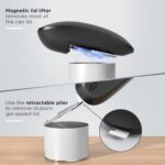 Canslab Ultrablade PRO Auto Stop Can Opener - Rechargeable Electric Can Opener for Kitchen for Seniors with Arthritis - One Touch Side Cut Opener, Smooth Edge, Handfree, Wall Mounted Small Size, Black - Image 9