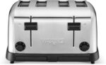 Waring (WCT708) Four-Compartment Pop-Up Toaster, Silver - Image 2