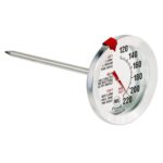 Escali AH1 Stainless Steel Oven Safe Meat Thermometer, Extra Large 2.5-inches Dial, Temperature Labeled for Beef, Poultry, Pork, and Veal Silver NSF Certified - Image 2