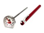 Rubbermaid Commercial Products Food/Meat Instant Read Thermometer, Pocket Size, Dishwasher Safe, Red, For Meat/Food Cooking and Grilling/Oven - Image 2
