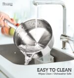 MICHELANGELO Stainless Steel Saucepan Set with Lids 1QT & 2QT & 3QT, Stainless Steel Sauce Pot Set 6pcs, Induction Saucepans, Nonstick Sauce Pan Set, Dishwasher Safe - Image 6