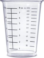 GUSTO [10 oz. - 50 Count] Multipurpose Disposable Plastic Measuring Cups - Baking, Cooking, Epoxy Resin, Mixing & Measuring Cups - (Formerly Comfy Package) - Image 3