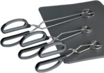 Stainless Steel Scissor Tongs Cooking Tongs Set, Set of 3 (Black Handle, 10" 12" 16") - Image 10