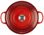 Le Creuset Enameled Cast Iron Signature Round Dutch Oven, 7.25 qt., Cerise - Image 3