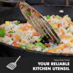 Chef Craft Heavy Duty Turner/Spatula, 13.5 Inch, Stainless Steel - Image 4