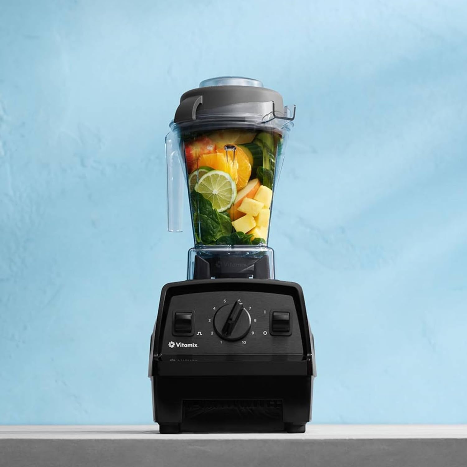 71C65ab7clL._AC_SL1500_.jpg Vitamix Explorian E310 Blender, Professional-Grade Kitchen Blender for Smoothies, Soups, Juices and More, 10-Speed, Stainless Steel Blades, Self-Cleaning Kitchen Appliance, 48 Oz Container, Black - Image 3